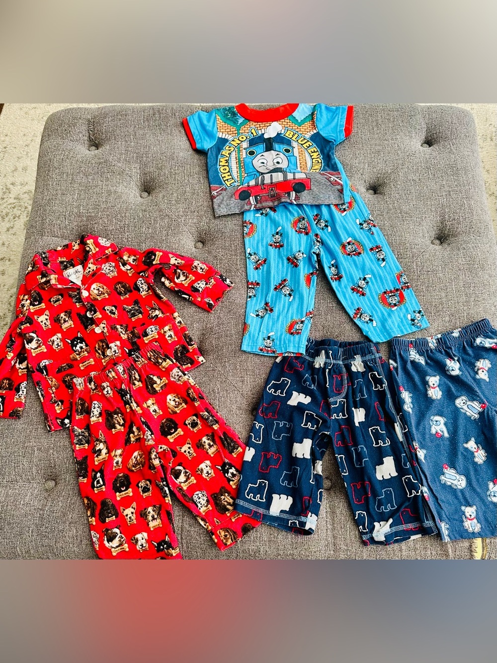 Lot of 4 Baby Boy Pjs | Sizes 12M & 18M